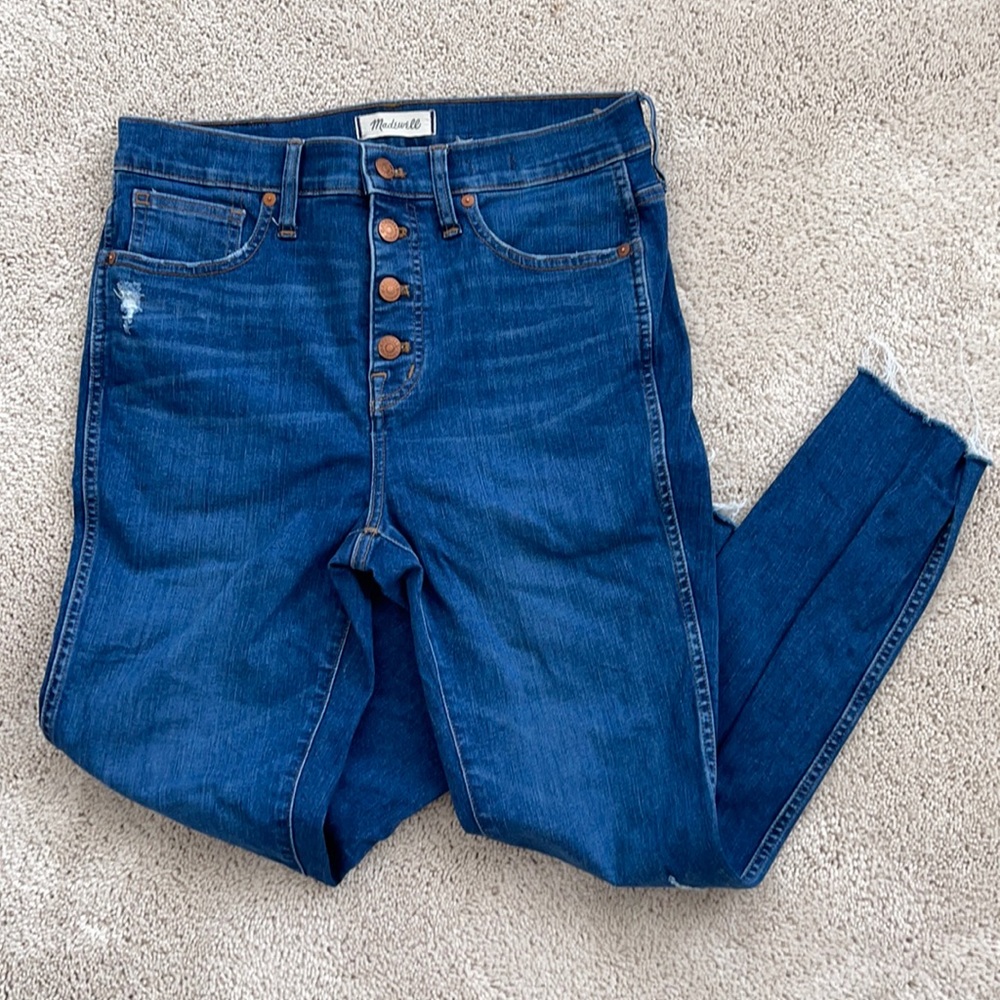 Madewell 10” high-rise skinny jeans